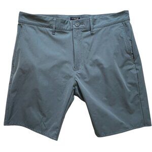 J.Crew Men's Flex Slim Shorts Flat Front Lightweight Size 30 Slate Blue